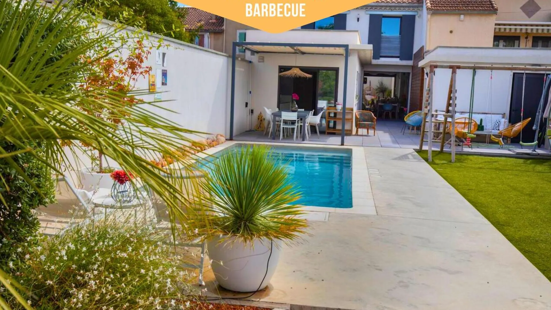 Ideal Familles & Groupes - 10Min Avignon - 5Min Gare - Grand Jardin Clos - Parking Gratuit - Au Calme - Maison Haut De Gamme - Entierement Climatise - 