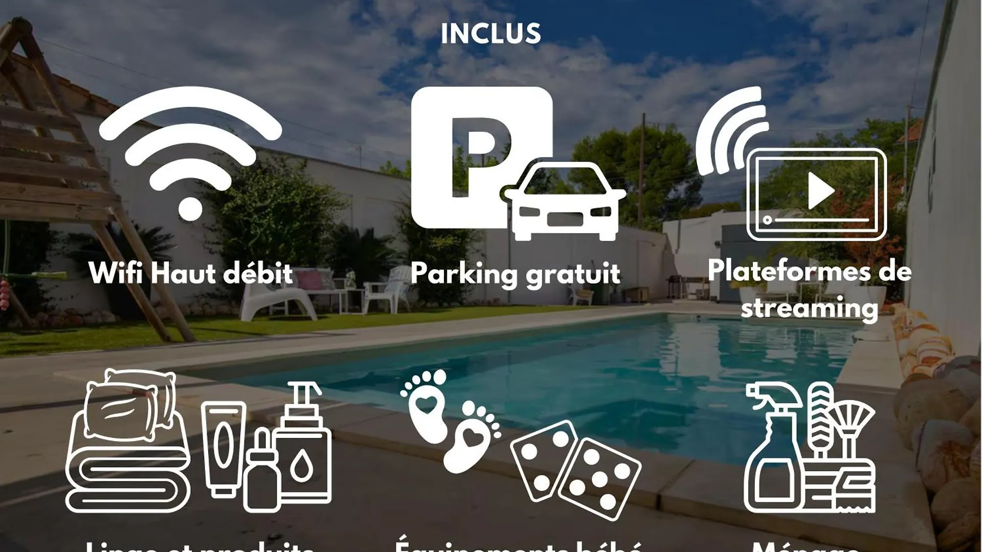 Βίλα Ideal Familles & Groupes - 10Min Avignon - 5Min Gare - Grand Jardin Clos - Parking Gratuit - Au Calme - Maison Haut De Gamme - Entierement Climatise - 